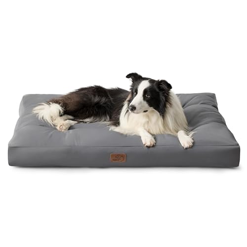 Bedsure Cama Perro Impermeable Grande - 91x68x10 cm Colchón Perro Lavable,...