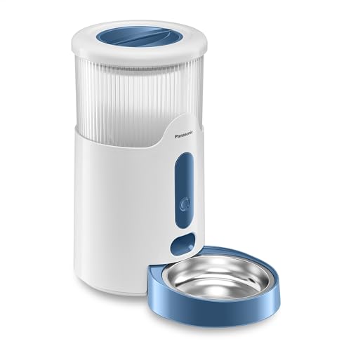 Panasonic CP-JNF01CW Comedero Inteligente de Mascotas, automático, para Gatos y...