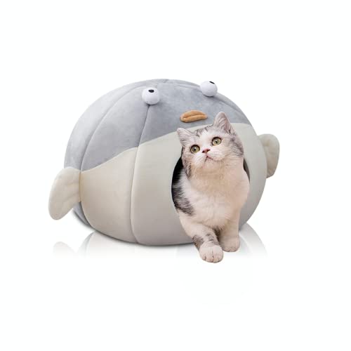TANZEDMI Cat Cave Bed Cat Bed Cat Bed with Removable Cushion, Washable,...