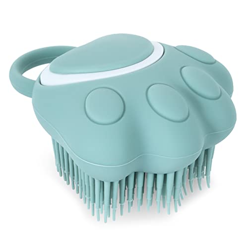 TIESOME Cepillo de Baño para Perros y Gatos, Dispensador de Champú de...