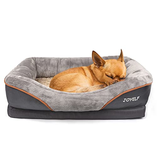 JOYELF Cama para Perro de Espuma viscoelástica Cama y sofá ortopédico...