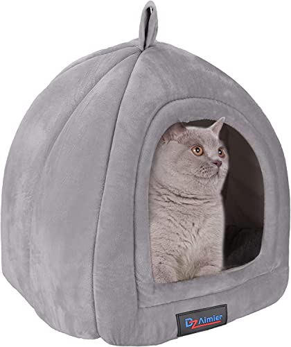 DZ Aimier Cama Gato Cueva, Carpa para Gatos de con Protección contra el...