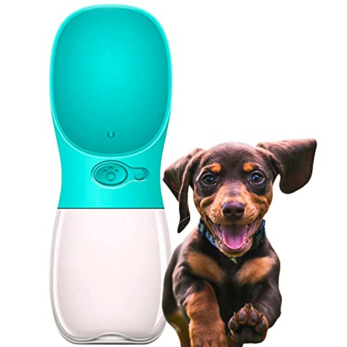 Edipets, Bebedero Perro Portatil, 350 ml, Antibacteriano, Botella Agua a Prueba...