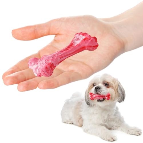 ZONSUSE Juguetes Perros Pequeños, Juguetes para Morder Perros Pequeños,Sabor a...