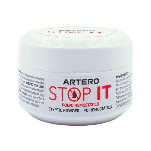 Artero Stop it. Polvo hemostático para Cortar Las pequeñas hemorragias...