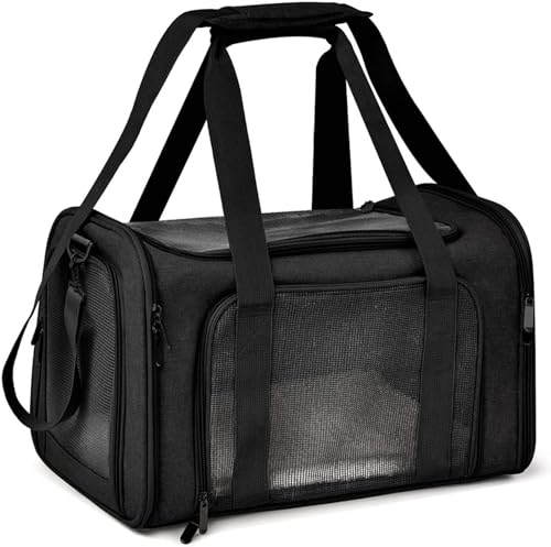 TOFFCAEA Transportín para Perros Bolsa, Bolsa Transporte Transpirable para...