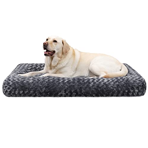 KSIIA Cama para Perro Grande, 90x60cm, Camas Antiestres Perro L, Colchon Cojín...