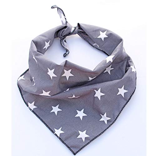 Pet Pooch Boutique Bandana Star para Perro, Extra pequeño/Gris, XS