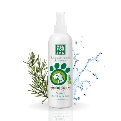 MENFORSAN Repelente Líquido Natural de Insectos con citronela Perros - 250 ml
