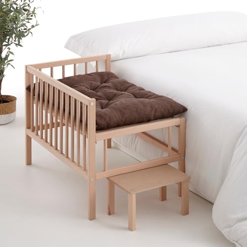 COOL · DREAMS Cama Elevada Mascotas con Escalera. con Colchón Incluido...