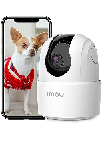 Imou 4MP Cámara Vigilancia WiFi Interior para Mascotas,360° Cámara IP WiFi...