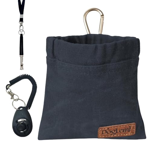 Duuclume Kit de entrenamiento para perros, bolsa de golosinas para cachorros con...