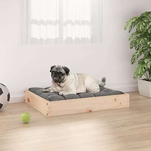 Camerina Cama para Perros Madera Maciza de Pino Sofa para Perro 61,5x49x9 cm...