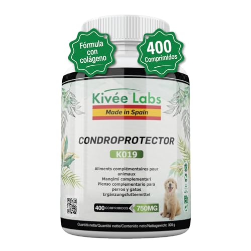 KivéeLabs® 400 Comprimidos Condoprotectores Perros con Mejillón Labios Verdes...
