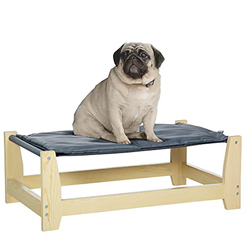 PawHut Cama Elevada para Perros Gatos Cama para Mascotas Medianas y Pequeños...