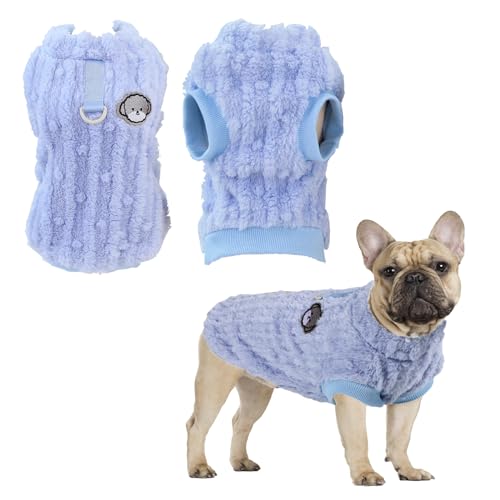 Jersey de Polar para Perros, Suéter para Perro pequeño Cálido Sudadera para...