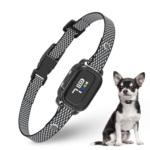 RICIVI Collar Antiladridos para Perros Pequeños, Collar Antiladridos con 7...