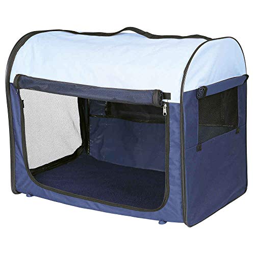 TRIXIE - Caseta Móvil para Perros, M, Gris