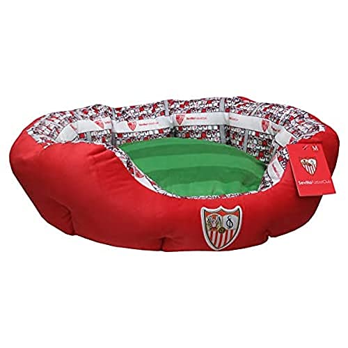 Sevilla CF - Cama para Mascotas, Perros, Gatos, Conejos, Talla S/M, Variedad de...