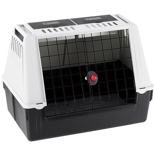 Ferplast Transportín para Perros para automóvil ATLAS CAR 80, Rejillas de...