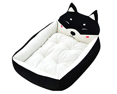 Cama de Perrera Dibujos Animados Almohada Rectángulo para Mascotas Cómodo...