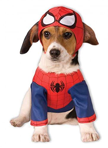 Rubies Disfraz para mascota - Spiderman superhéroe, perro talla S