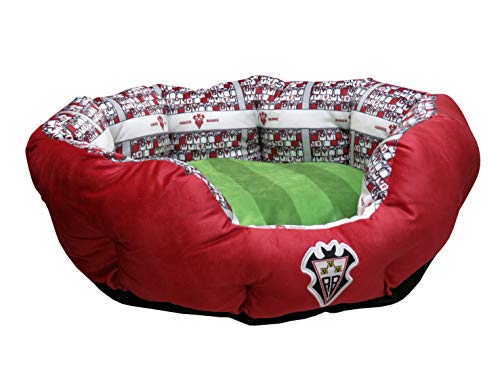 ALBACETE BALOMPIÉ - Cama para Mascotas, Perros, Gatos, Conejos, Talla S/M,...
