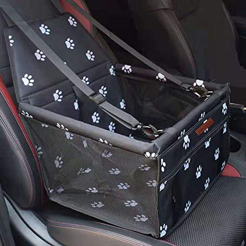 Bolsa de Transporte para Mascotas, Asiento del Coche de Seguridad para Mascotas...