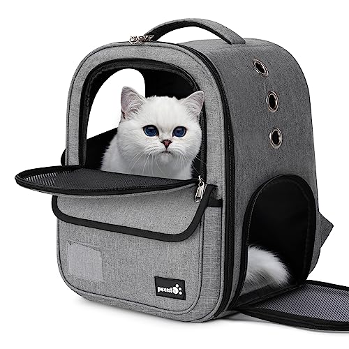 Pecute Transportín Mochila para Gatos y Perros Pequeño con Ventana de...