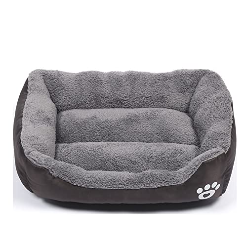 Cama para perro y gato de raza pequeña cojín de dormir para perro, cesta suave...