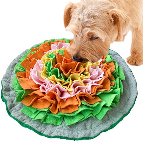 SCHITEC Alfombra Olfativa para Perros, Manta Rompecabezas Interactiva de Comida,...