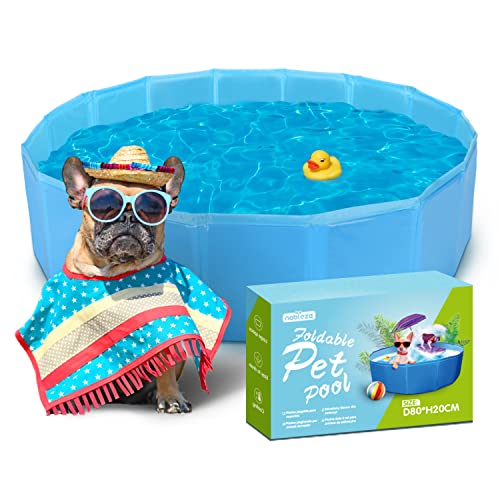 Nobleza Piscina para Perros,Plegable Bañera para Perros Pequeños Mascotas, PVC...