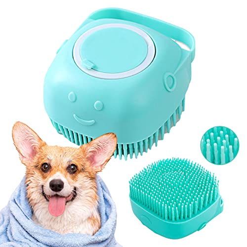Cepillo para baño perro, Cepillo de ducha de perro, Esponja perro, Esponja...