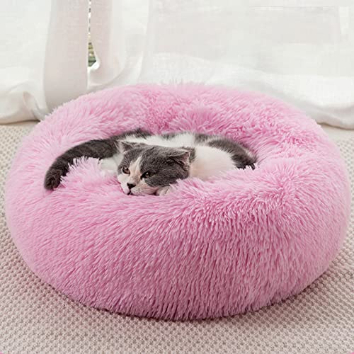 DONWEI Cama Gato,Cama para Gatos,Redonda Cama de Gato,Cómodo y Suave de Felpa...