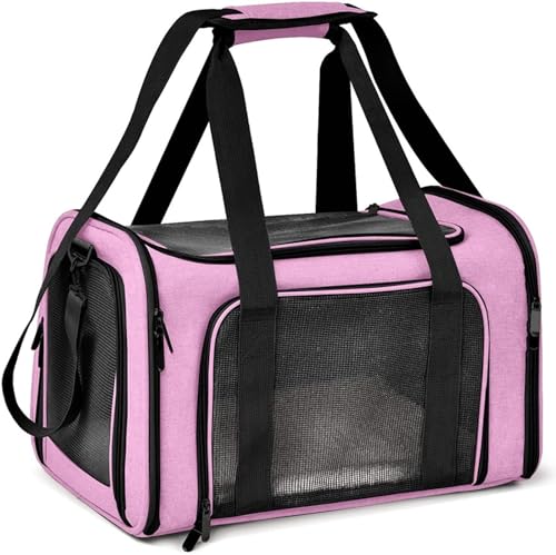 TOFFCAEA Transportín para Perros Bolsa, Bolsa Transporte Transpirable para...