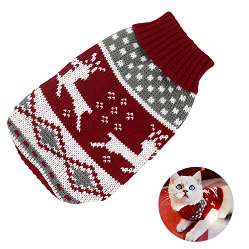 Jersey de Navidad para Perro, Suéter para Mascotas, Suave Ropa De Invierno,...