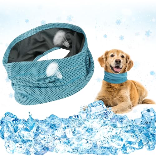 Collar Refrigerante para Mascotas,Collar de Enfriamiento para Perros,Collar...