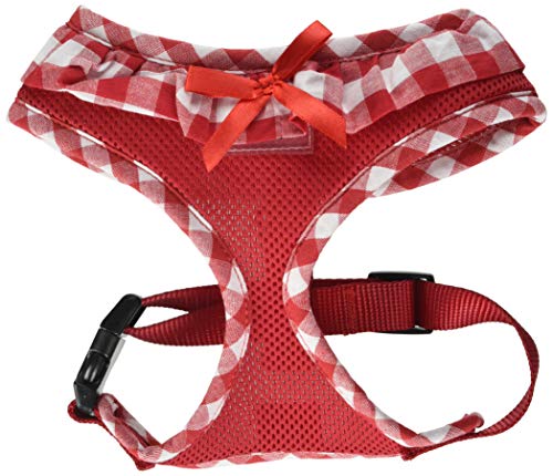 DOOGY CLASSIC Arnés Air Mesh Vichy Rojo TM 33-47 cm
