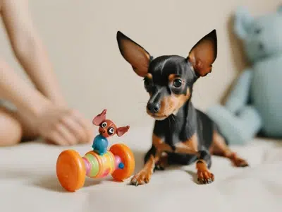 juguetes interactivos para perros pinscher
