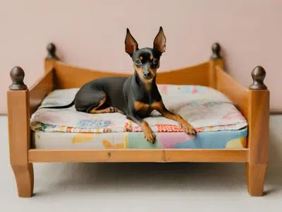 camas de madera para perros pequeños
