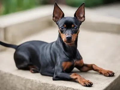 mini pinscher blue