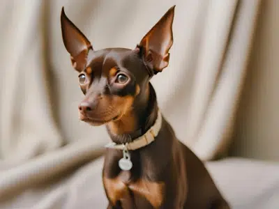 pinscher miniatura chocolate