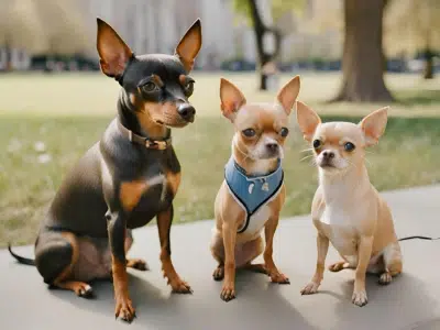 tamaño pinscher vs chihuahua