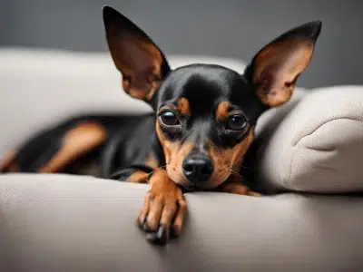 como calmar a un mini pinscher
